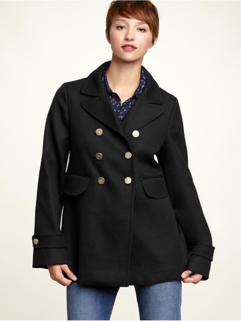 Gap Military Style Swing Peacoat - NWOT